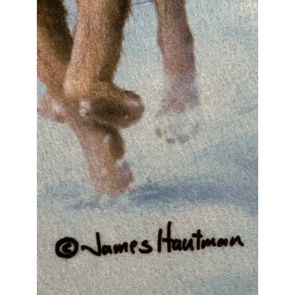 Wolves Door Mat On The Move by James Hautman Indoor Cabin Winter Scene Wolf Pack - Picture 4 of 13